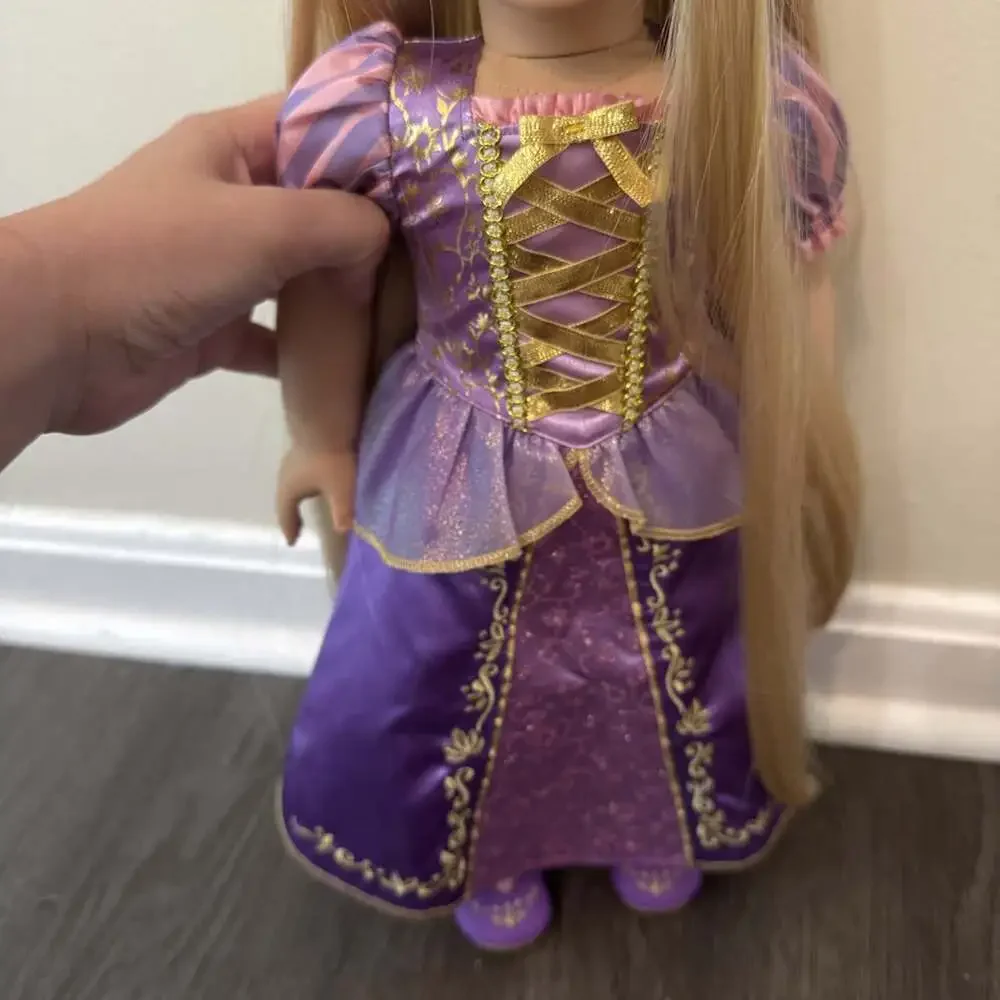 American Girl Doll Disney Princess Rapunzel Play Line 18